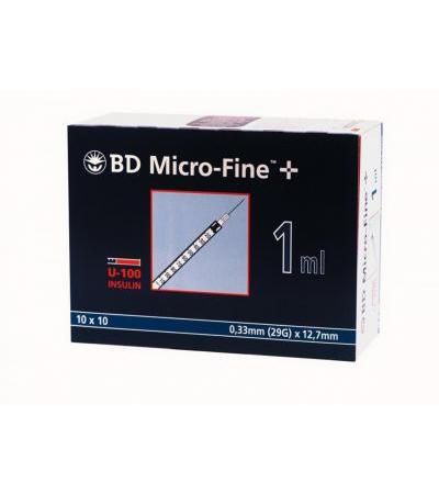 BD Micro-Fine U-100 Insulinspritzen 1.0ml (0.33 x 12,7 mm)100 Stück