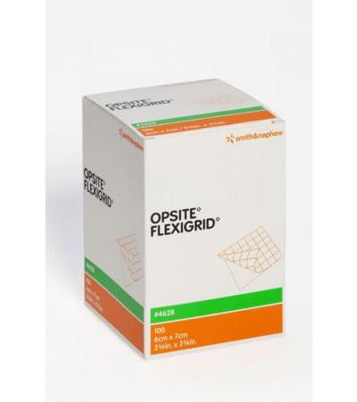 OpSite Flexigrid 6cm x 7cm 100 Stück transparenter Wundverband