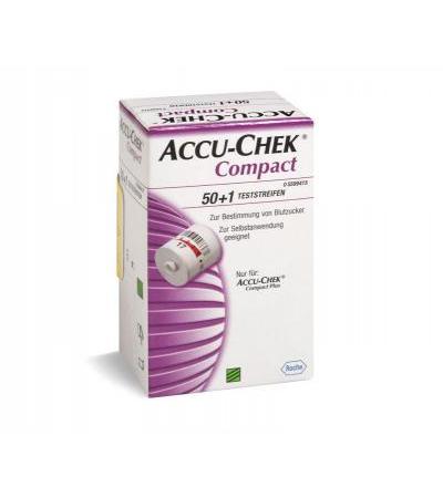 Accu-Chek Compact Glukose Teststreifen 51 Stück