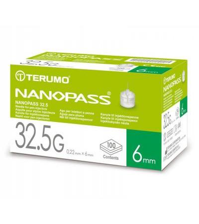 Nanopass Kanüle 32.5 G x 6 mm 100 Stück