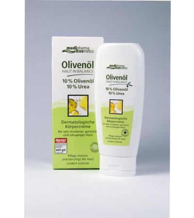 Olivenöl Haut in Balance Körpercreme mit 10% Urea 200 ml