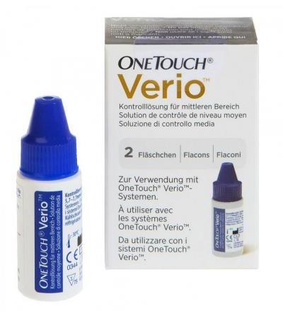 OneTouch Verio 2 x 3,8 ml Kontrolllösung
